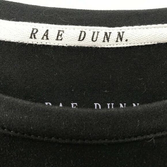 Rae Dunn Need Coffee Long Sleeve T-Shirt Black M - Picture 3 of 6